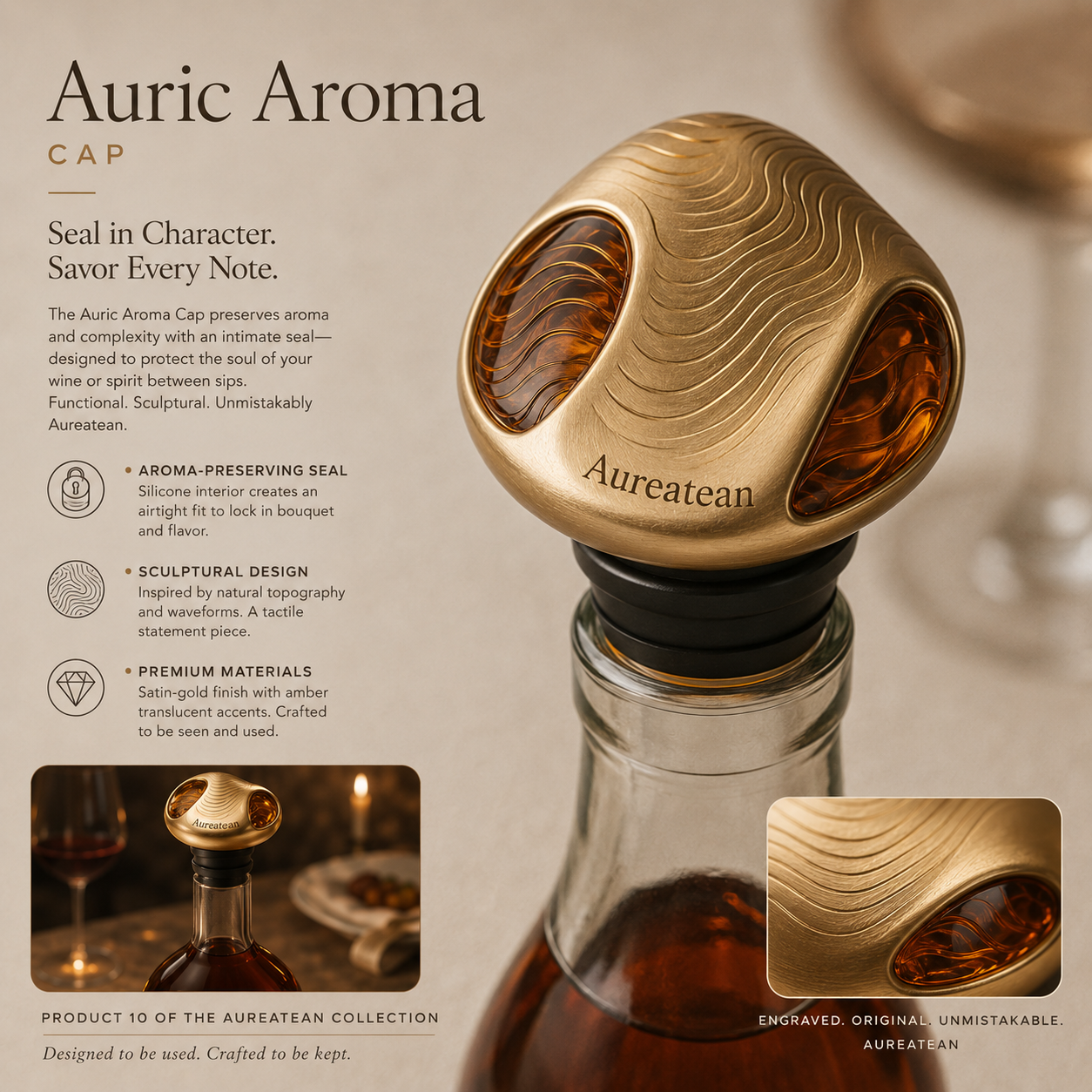 Aureatean™ Auric Aroma Vent Cap