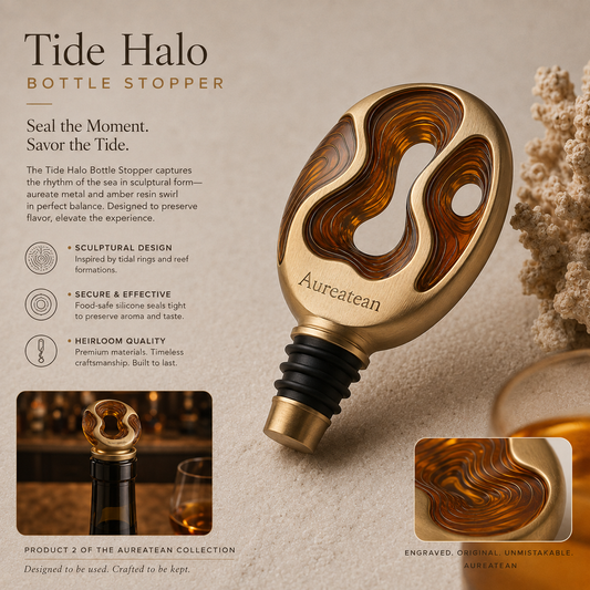 Aureatean™ Tide Halo Statement Stopper