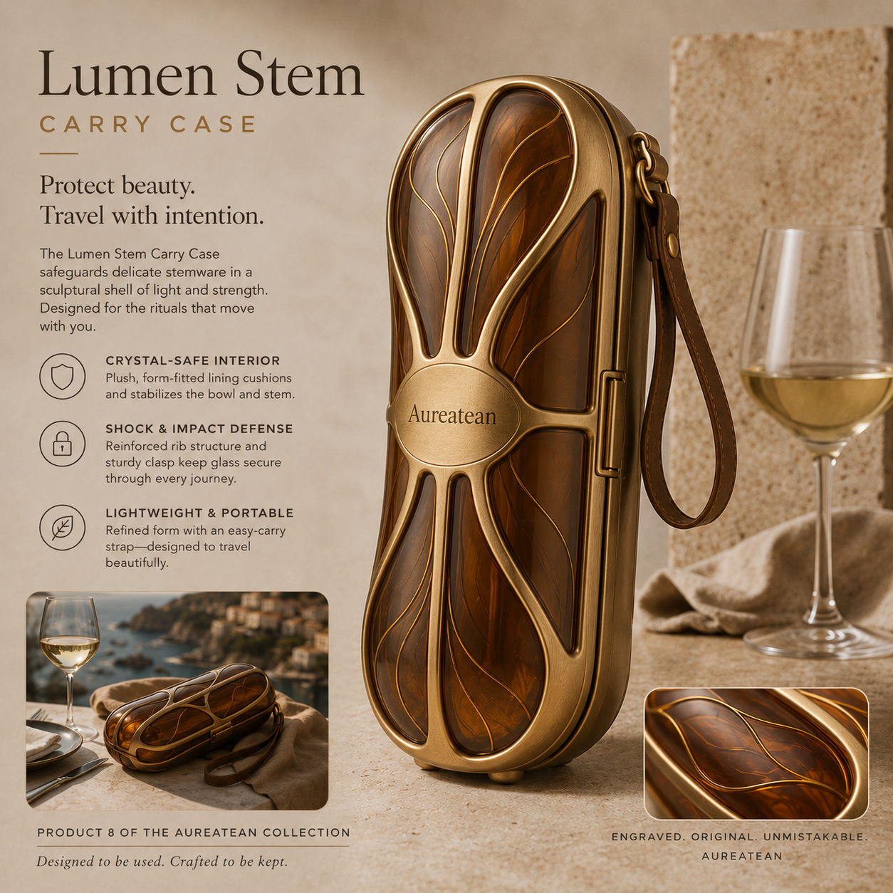 Aureatean™ Lumen Stem Protective Carry Case