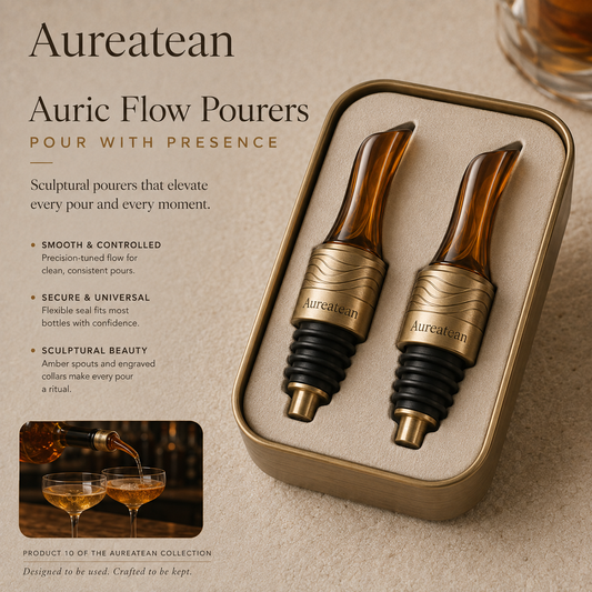 Aureatean™ Auric Flow Bottle Pourer Pair