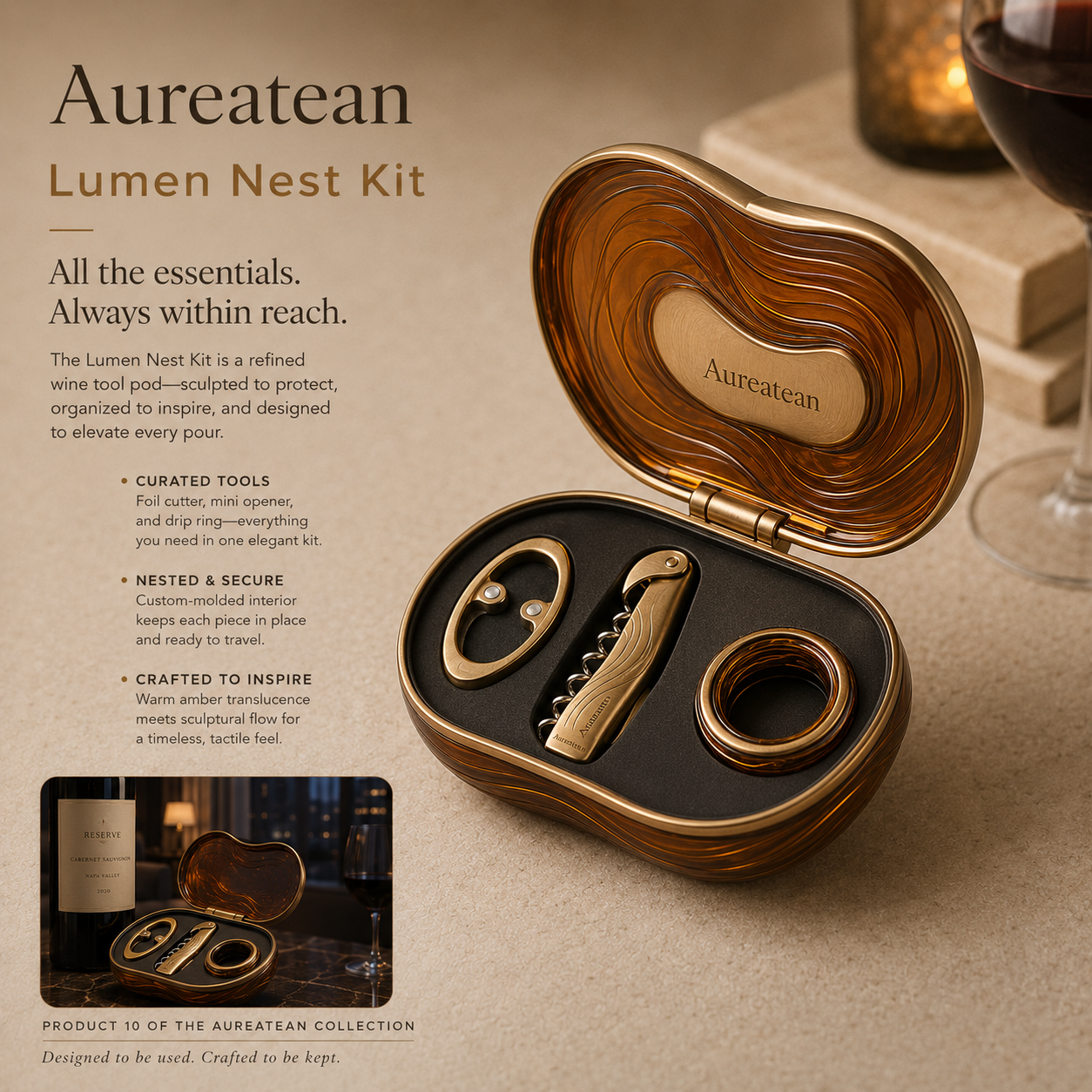Aureatean™ Lumen Nest Compact Bar Kit